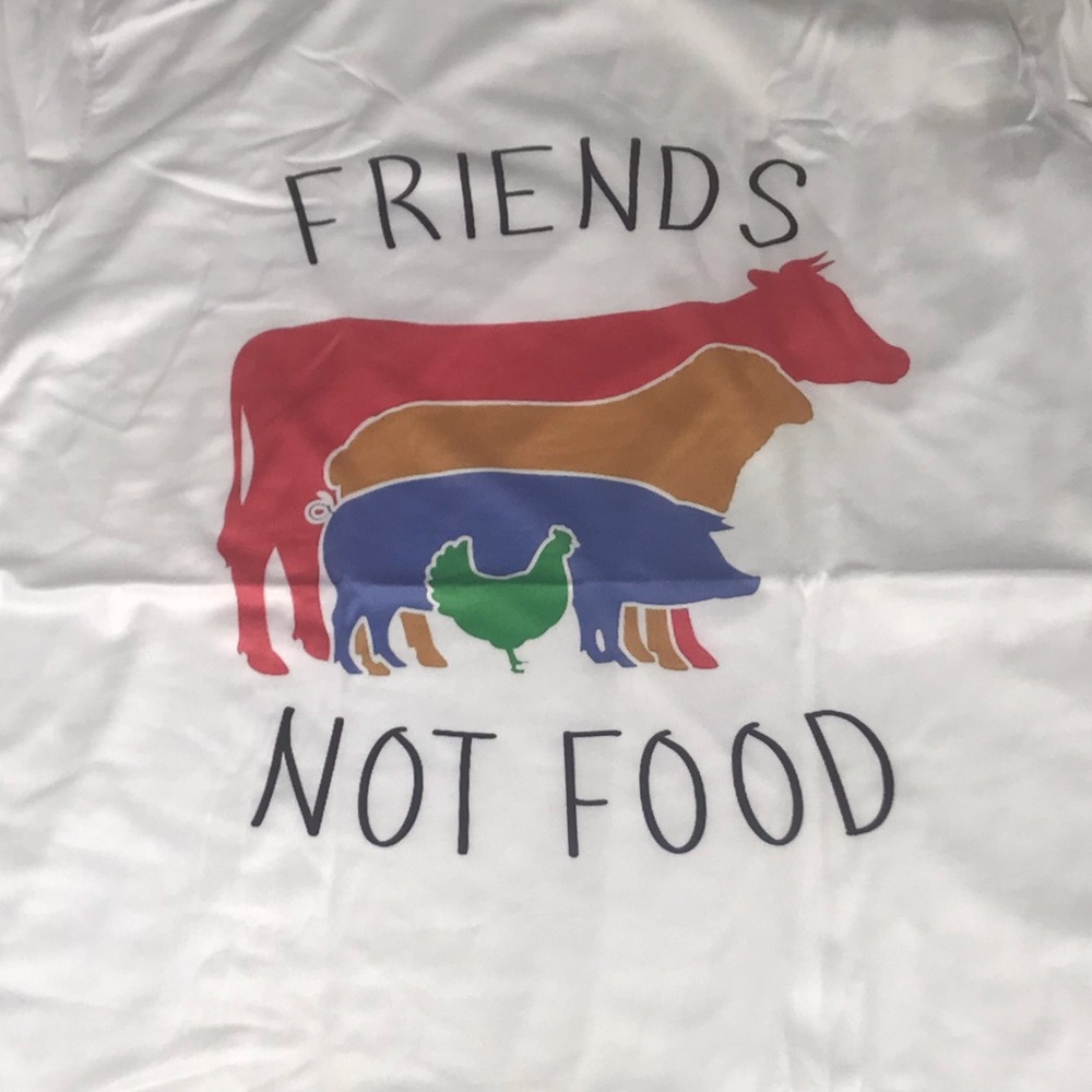 Vegan Friends Not Food Shirt - Picture 7 of 7